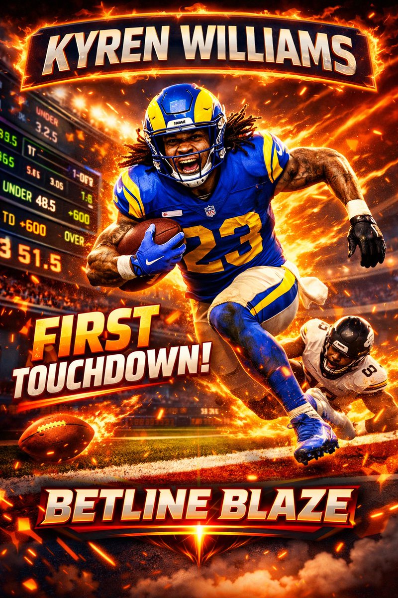betlinepicks's tweet photo. 🔥 Kyren Williams FIRST TD!
BetLine Blaze called it early and we cashed in heavy 💰
When the vision hits, it HITS BIG.
Who’s ready Lock in now 🧨📈
#BetLineBlaze #FirstTouchdown #CashAlert #NFLPicks https://t.co/RjhmQYDZhf