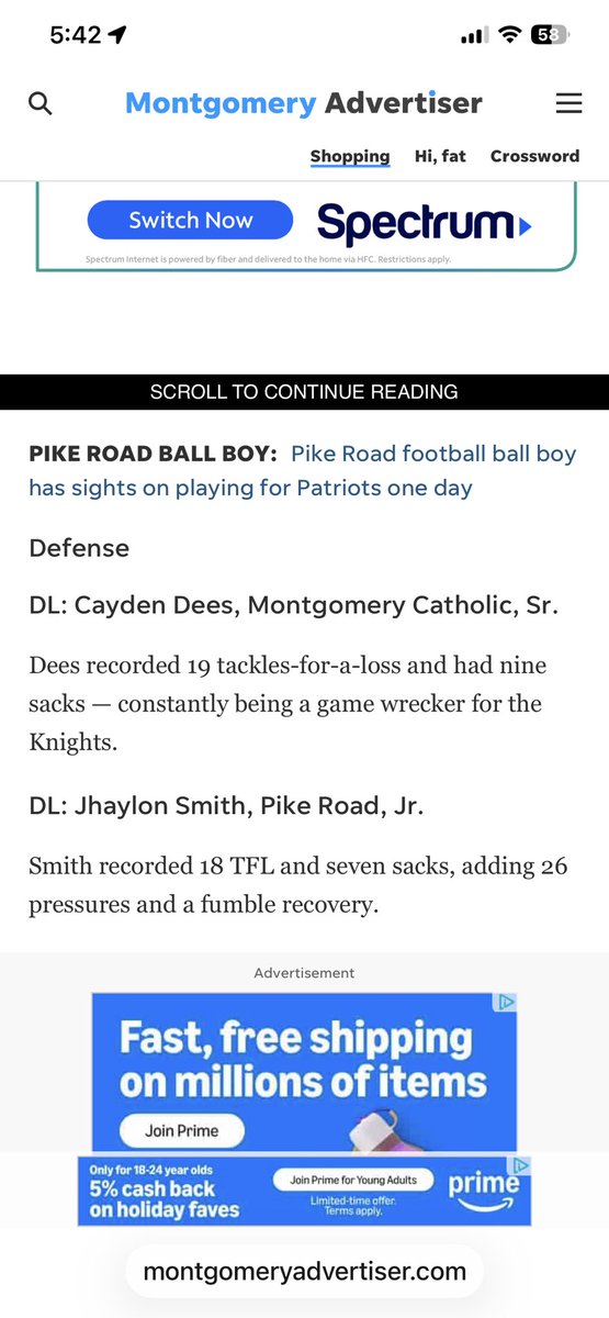 smith_jhaylon's tweet photo. Blessed to be named first team all area💪🏽❤️ @GrangerShook @graylin30 @_CoachSteckel @CoachJMann919 https://t.co/YGOnOsGk67