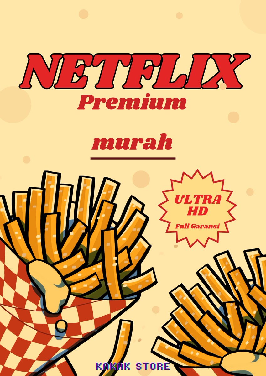 thinks_unusual's tweet photo. @pigletaltruis NETFLIX ULTRA HD
FULL GARANSI

1Month ~ 23k ( Promo ) jadi 18k

STOCK READY

Wa 085143453938 https://t.co/OMBnxFt74c