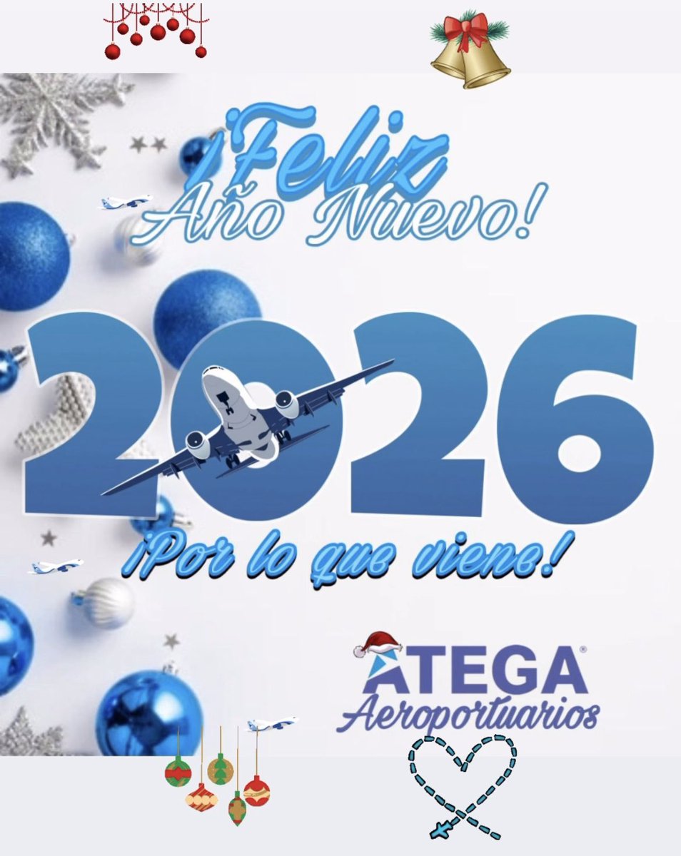 _ATEGA_'s tweet image. Por lo que viene!! 👍
Feliz Año 2026!! 🥂 
#Atega2026 #AtegaIdentidad #ModoAtega #AtegaVa #AtegaAeroportuarios
🛫🫶✈️