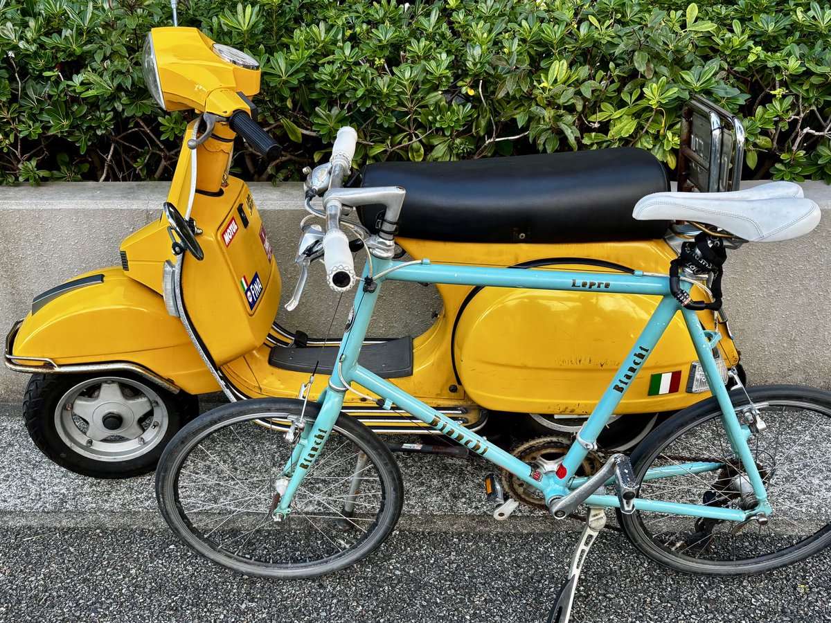 マンションの下でバイクと自転車を拭いていたら娘の友達の父娘が