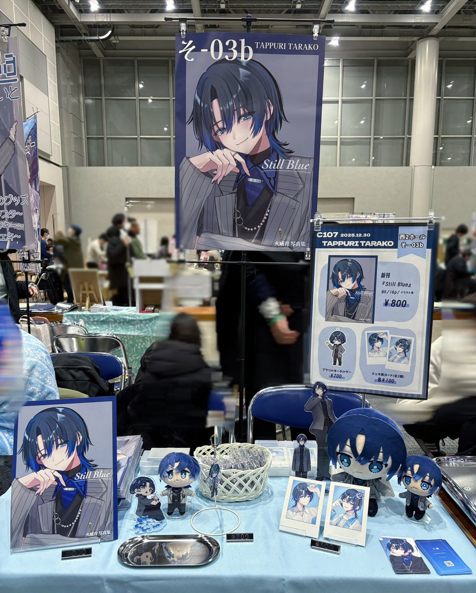 kuze_u's tweet photo. 設営完了しました！！
【西2 そ-03b】にてお待ちしております！ https://t.co/TGhMghSFNd