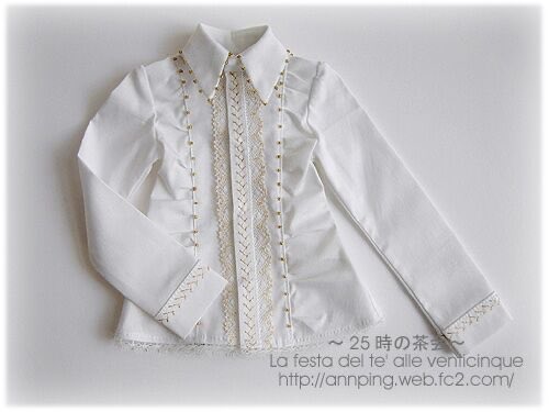 annping's tweet image. ベーシックなブラウス

#毎週一作品チャレンジ 6
#うちの子かわいい
#ドールオーナーさんと繋がりたい