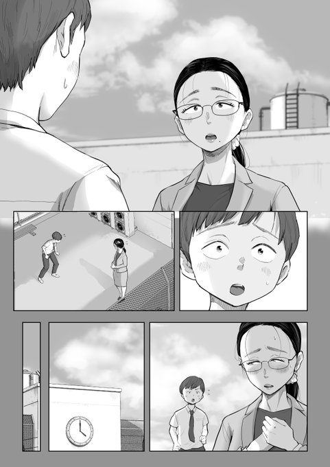 「先生・・好きです!ボ・・ボクと付きあってください!」
「私・・もうオバサンなのよ」
「か・・かまいません」 