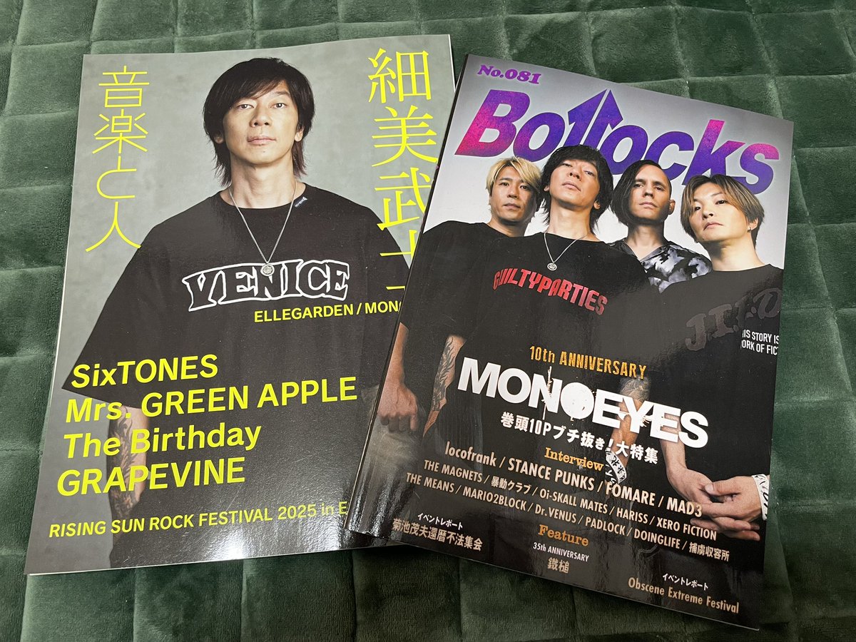 今年もあともう少しなんだって #ELLEGARDEN #MONOEYES #細美武士