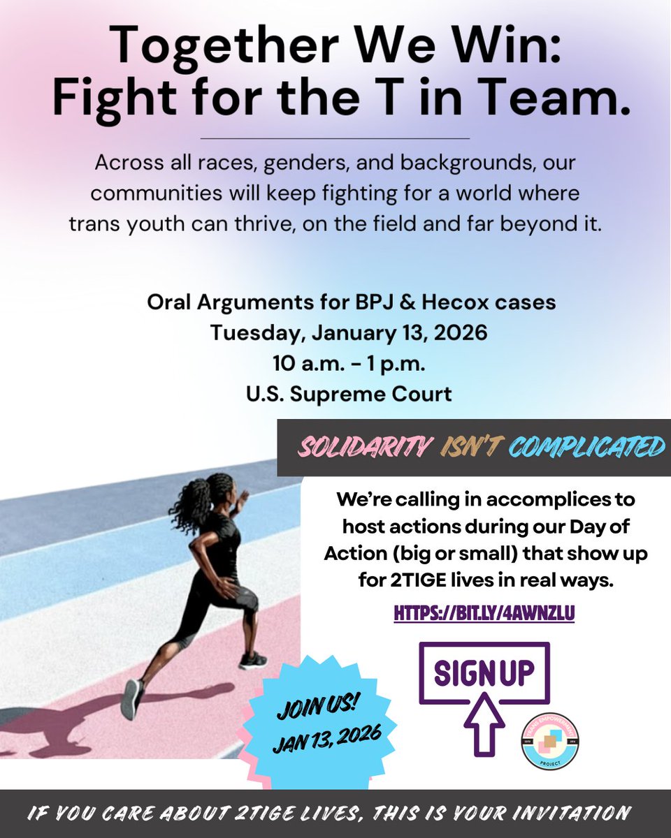 Solidarity doesn't have to be complicated

We’re calling in folks like you to join us by hosting a local action during our Day of Action (Jan 13th). 

No matter how big or small you want to go, you won't have to do it alone.

Register below! 
(Link in comments)