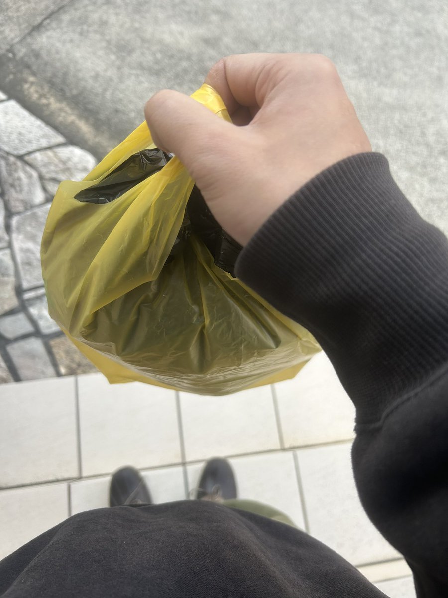 一回で済ませたいから両手いっぱいゴミを持って出す。出し忘れた少しのゴミを持って二回目。