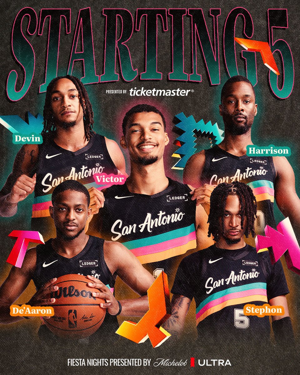 spurs's tweet image. Last fiesta of 2025 🎉

@Ticketmaster | #sponsored