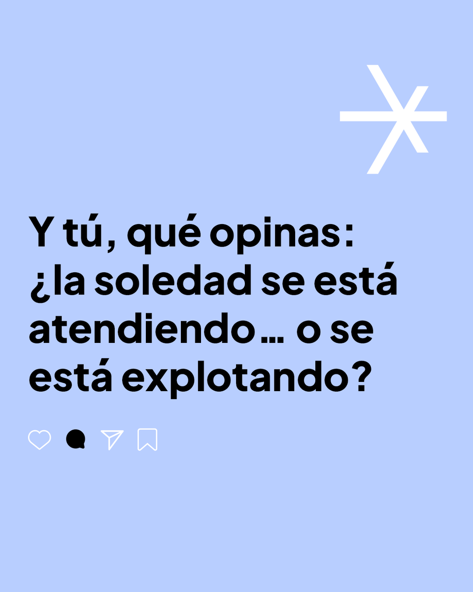 TlacuacheBlue's tweet photo. Al final, tratar la soledad como un producto quizás sea la señal más clara de que vivimos conectados y sobreestimulados… pero cada vez más solos. 😞

#soledad #negocio #Tendenciasculturales #Culturaltrends https://t.co/MqUsggezT6