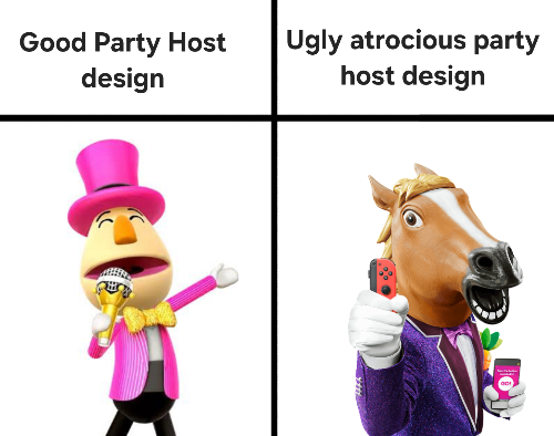 SlammerGaming0's tweet photo. Save me party Phil from mc horace
#Nintendo #memes #WiiParty #12Switch https://t.co/cIBNKZ7mfD