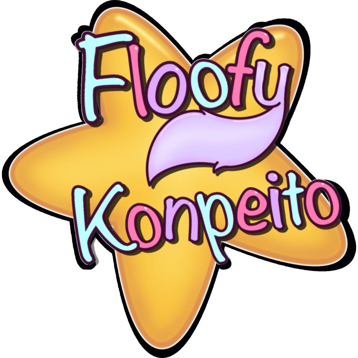 FloofyKonpeito's tweet image. All my changes have been made official for my new brand name! I was unable to take back Candyfloofer on Twitch but I hope you all enjoy the name as much as I do!