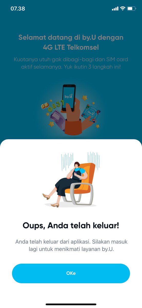 Halo min <a href="/byu_id/">by.U</a> kenap ya tiap mau login apk by.u selalu keluar terus