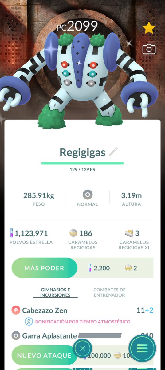 0Anto230's tweet photo. @8BitCR Regigigas Shiny con su fondo especial https://t.co/OQZBV9ArCN