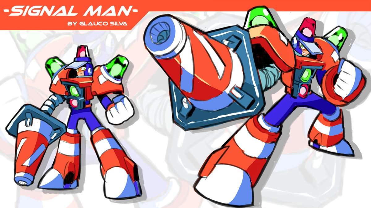 Robot Master Design  Signal Man #MegaManDO #DesignARobotMaster