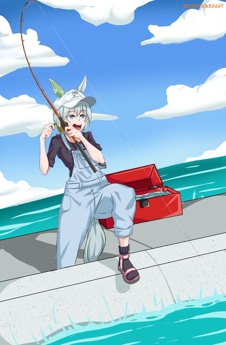 icesticker's tweet image. C0mm - Seiun Sky fishing

#umamusume