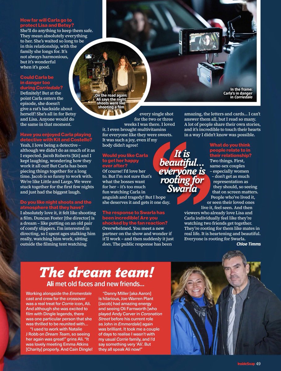 “she doesn't give a rat's backside about herself… she’s all in for betsy and lisa” 🥺🥺🥺