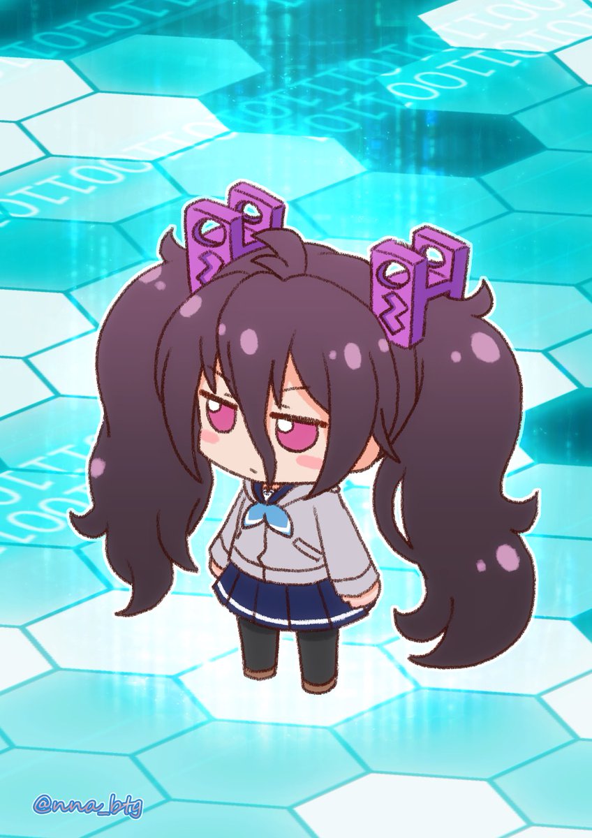 サイバー空間あんこ #バトガ #バトルガールハイスクール #粒咲あんこ