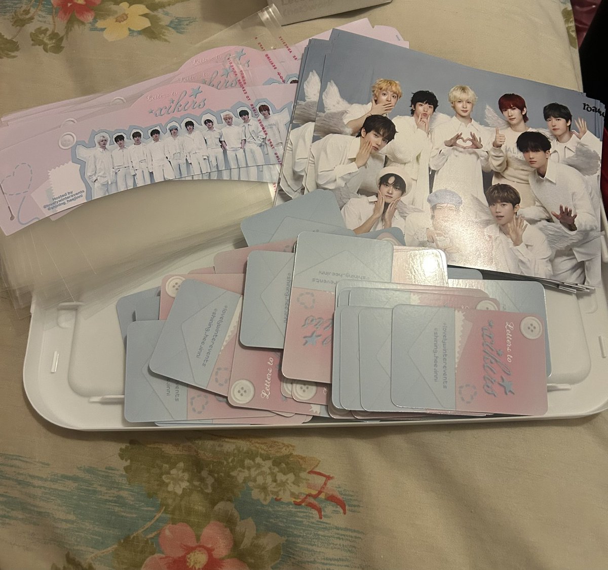 Hi guys, I still have leftover cupsleeve and pcs and postcards. If you live in La and want them we can arranged to have you pick it up. But for anyone not in LA I can send out cupsleeve and pc. Message me here or on shining_heejinni (IG) or trickyhouse_events (IG)