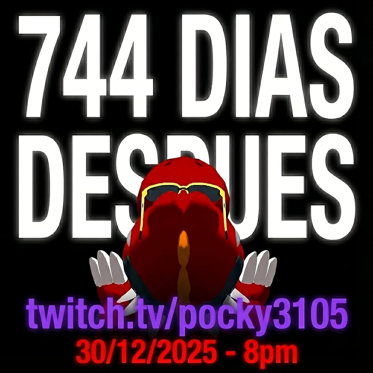 Pocky3105's tweet photo. Dos años y 12 días después.
Mucho lore por contar.
Nos vemos mañana a las 8pm. https://t.co/usoDXvNu4j