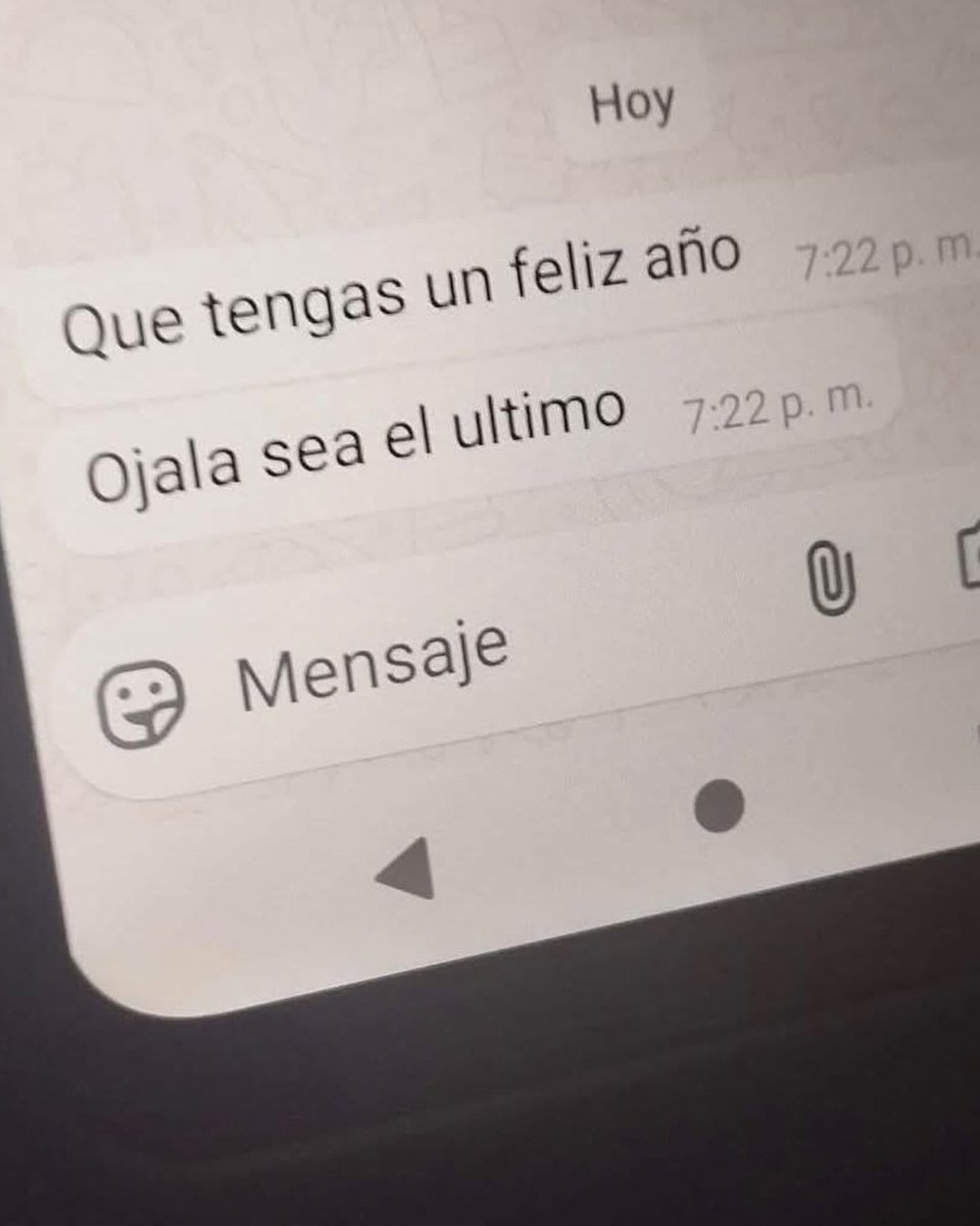 A uno por ahí