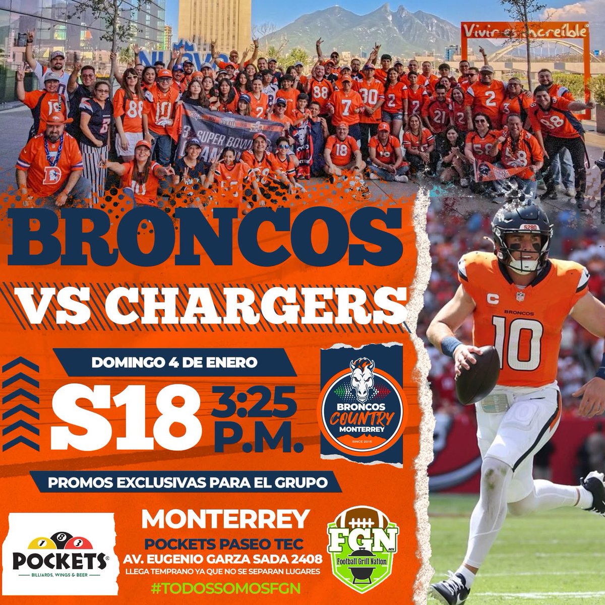 Broncos Country Monterrey tweet media