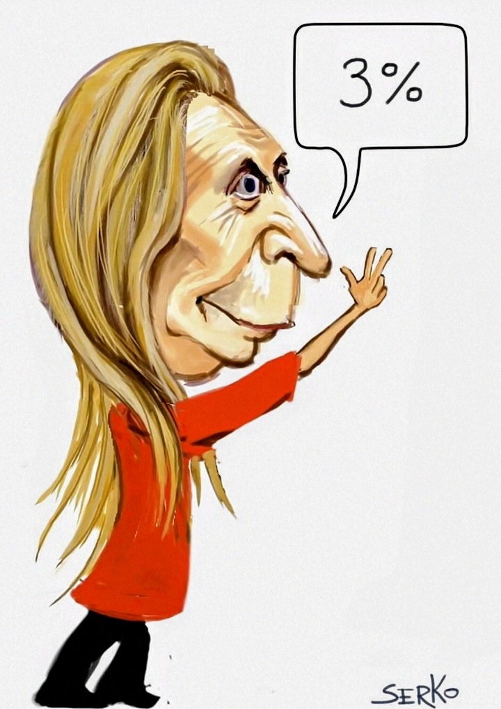 <a href="/madorni/">Manuel Adorni</a> Un sueldo no aumentó? UNO? ☝️? 1? Wow! Eso es ahorro! 
Total, le entra en 3% por otro lado! 🤌🖕