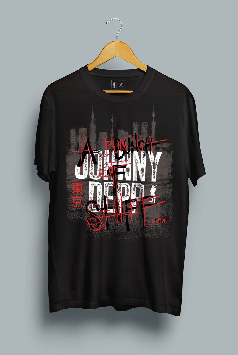 ジョニー・デップ 個展　A Bunch of Stuff Tokyo Tシャツ A Bunch Of Stuff - Black | Apparel | Johnny Depp