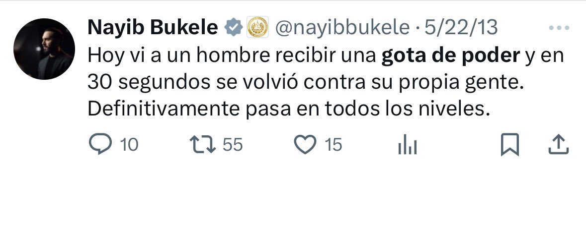 Hace 12 años se describió él mismo.