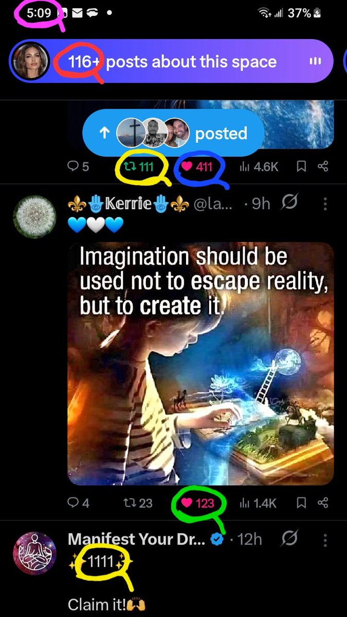 DeanDavis33's tweet image. 7️⃣🐇1️⃣ #SevenOnes 
1️⃣1️⃣6️⃣ #OneOneSix 
4️⃣1️⃣1️⃣ #FourOneOne 
5️⃣0️⃣9️⃣ #FiveZeroNine 
1️⃣2️⃣3️⃣ #OneTwoThree 
🎰 #WhatAreTheOdds 🪽