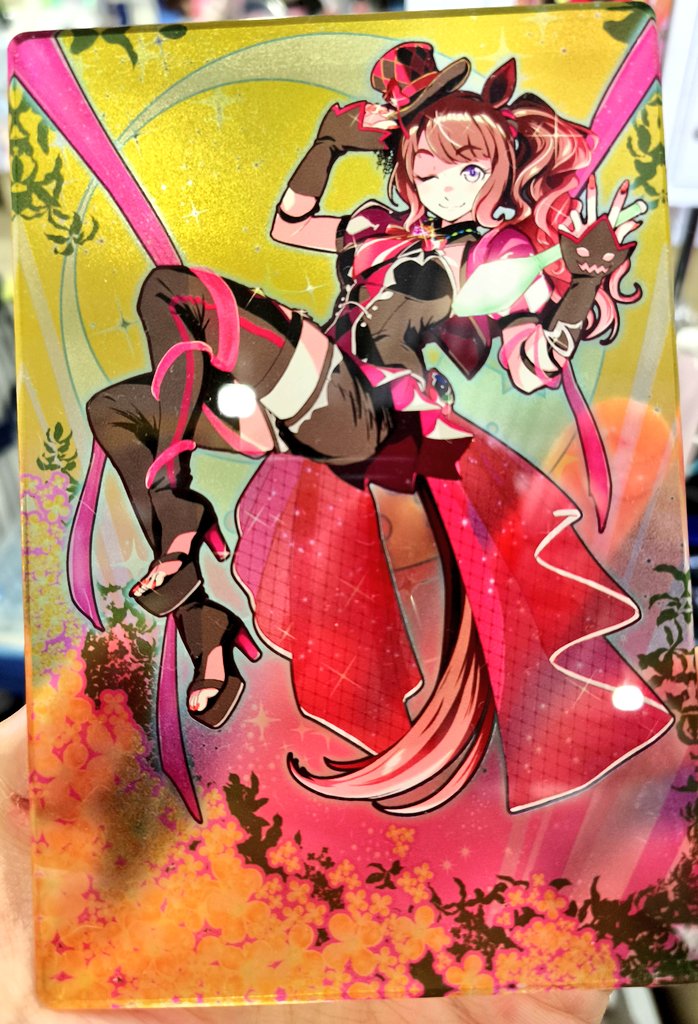 アクリルプレート「我慢なんておよしなさい」くれの又秋 acrylicblock-orange-40th-01.