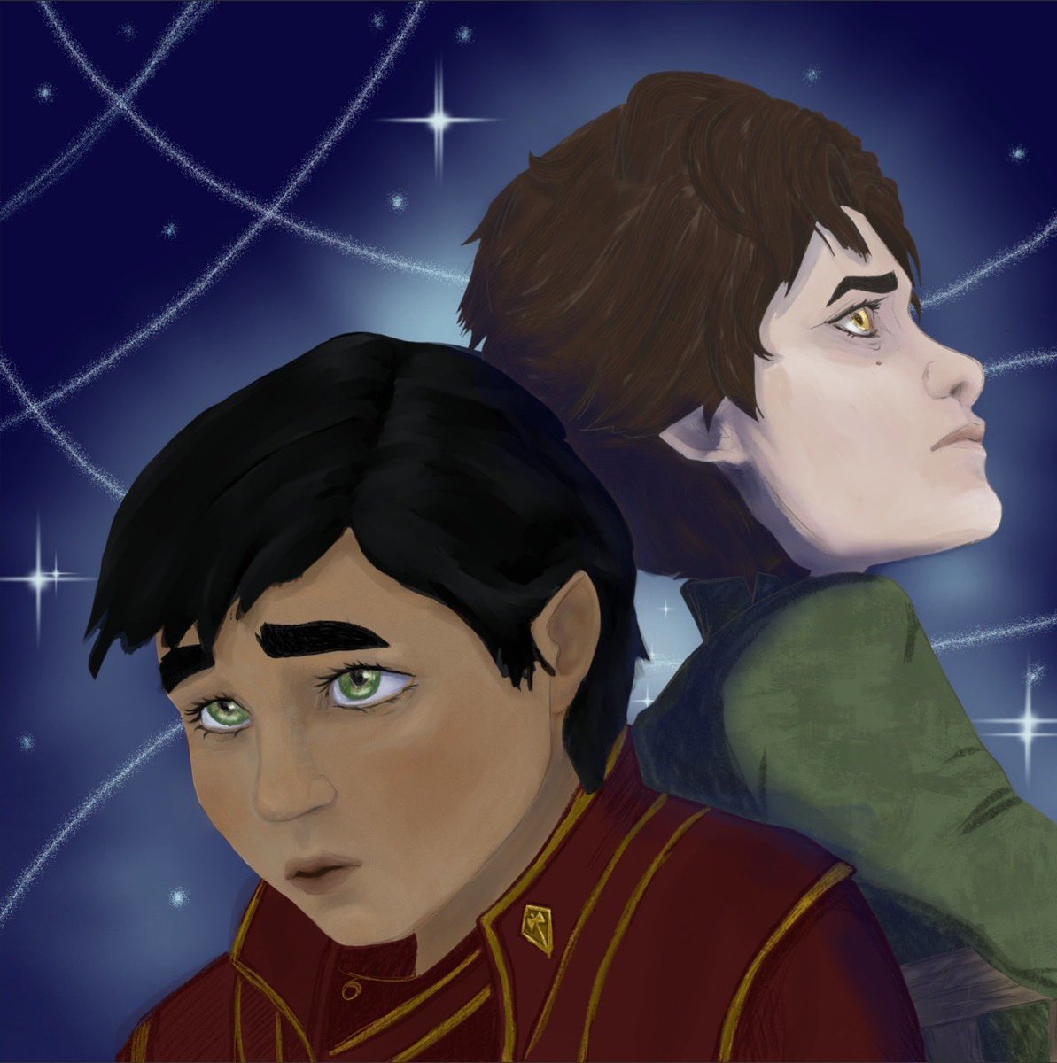 Posting Petals artwork for him. Aren’t they so cute? 🥹
#InEveryTimelineDTIYS