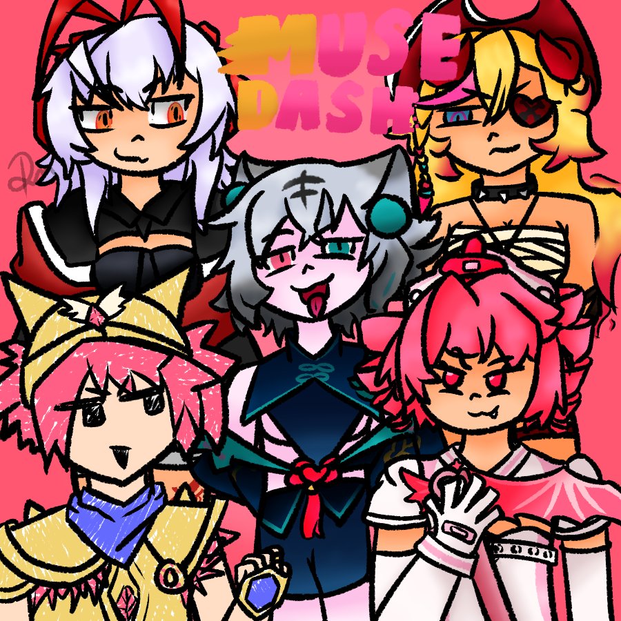 Romycoder33's tweet image. #MuseDash otro año mas para muse dash, otro año mas de dibujos