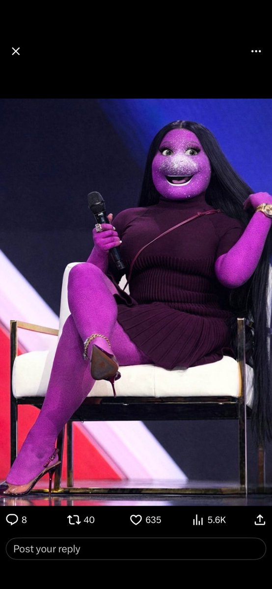 PebblezRoa's tweet photo. The LGBT community was the backbone of Nicki Minaj early rise,fueled by her frequent references to being bisexual. However, looking back, that "representation" feels different now that she’s labeled it a strategy for attention. It’s a reminder of why authentic visibility matters https://t.co/E9ej710fPZ
