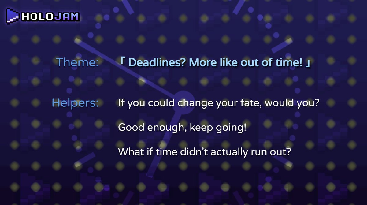 HoloJam ⌚ // Hololive Fan Game Jam tweet media