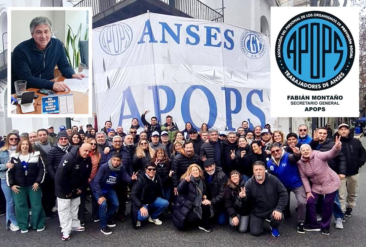 CronicaSindicaL's tweet image. #PREVISIÓNPÚBLICA #APOPS Asumió la nueva CDN que encabeza Fabián MONTAÑO con el compromiso de renovar el sindicato, fortalecer la unidad, consolidar la presencia federal, con las y los trabajadores en el centro de la acción gremial.  facebook.com/share/p/17DkMK…