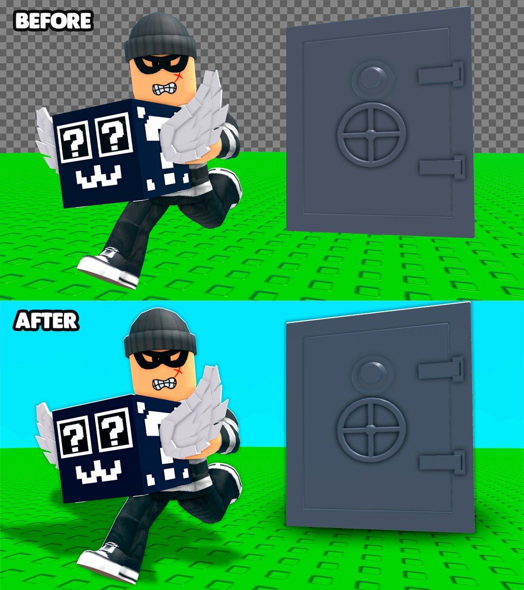 Before and after of a simple thumbnail! ✨— What did you think of the edit? 📸

Interested to comission me? DM Me!: zudtrix. 🚀