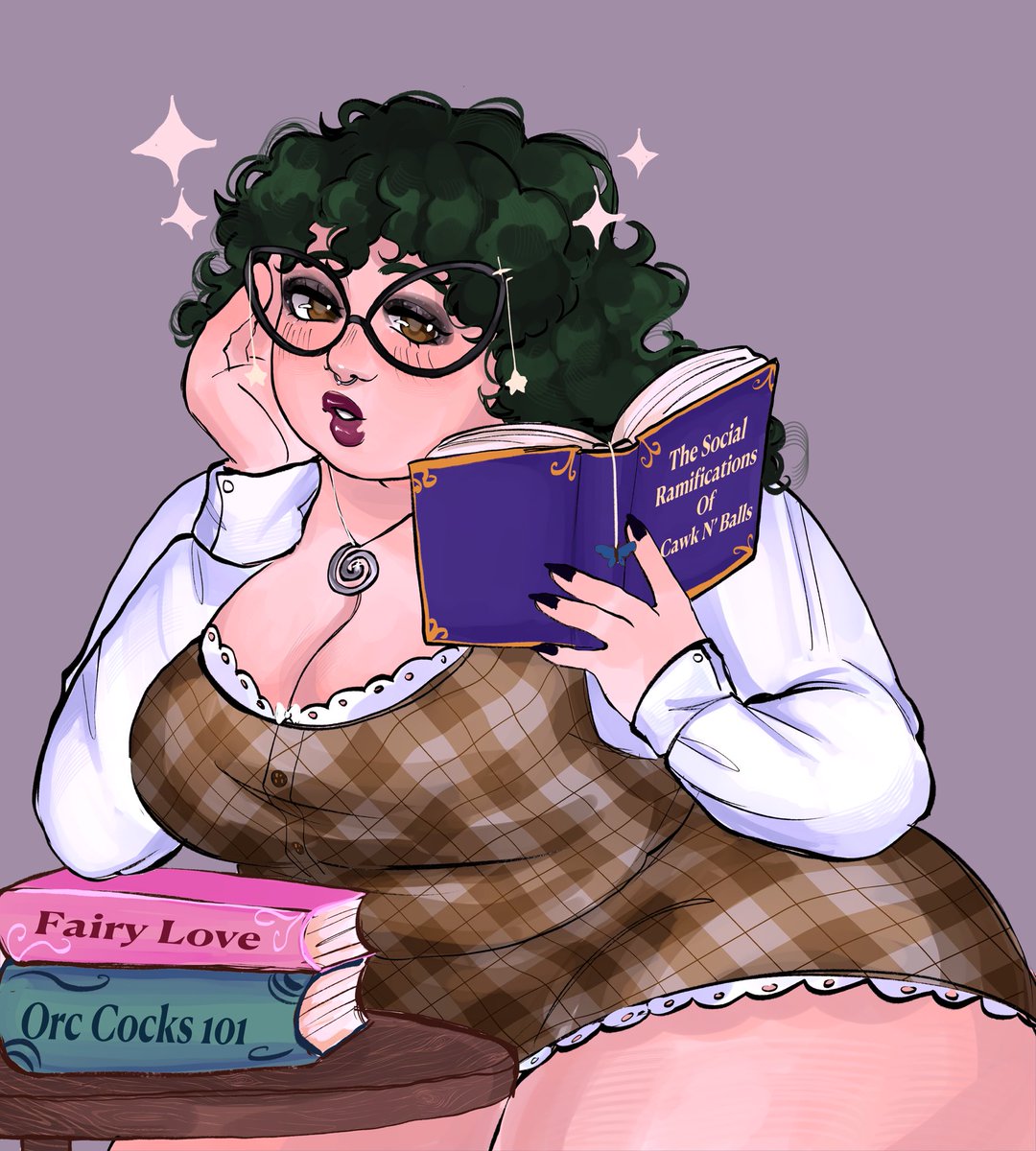 Doing important research… 💖📖

🎨 by <a href="/otterbunnny/">OtterBunny🩷</a>