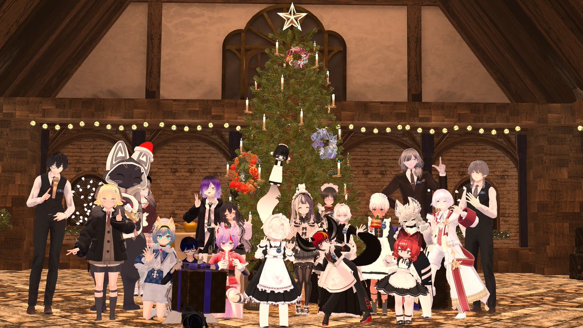 先日はクリスマスパーティーにお越しいただき、ありがとうございました。 
ささやかな集まりでしたが、少しでも楽しんでいただけていたら嬉しいです。
またお会いできる日は来年になるかと思います、お会いできるのを楽しみにしています。
良いお年を。
#VRC少年メイドハウス