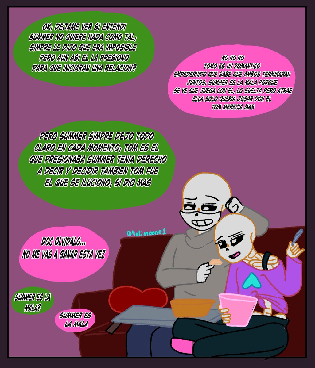 Yolimoon01's tweet photo. #lustsans #docsans #sansoc #underlust #undertaleau por cierto esos dos estaban viendo 500 dias con ella, puedes ver el nivel de maduración de estos dos cuando vezqje lust esta a favor de Tomm pero doc de Summer https://t.co/tcnaAws0UR