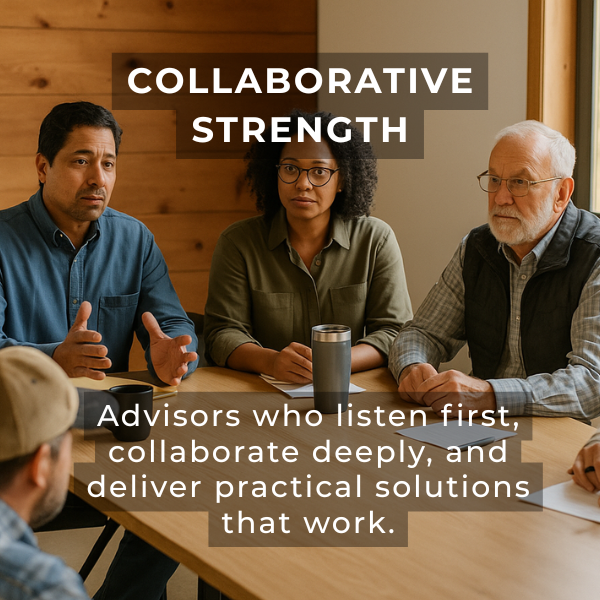 AgAdvisoryCA's tweet image. Collaboration that drives results. 

#AgAdvisors #Teamwork #AgSolutions #CdnAg #WestCdnAg #AgAdvisory