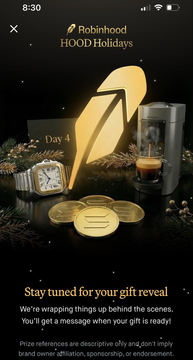 Sun_Path_'s tweet image. $HOOD day 4, who will get the watch?