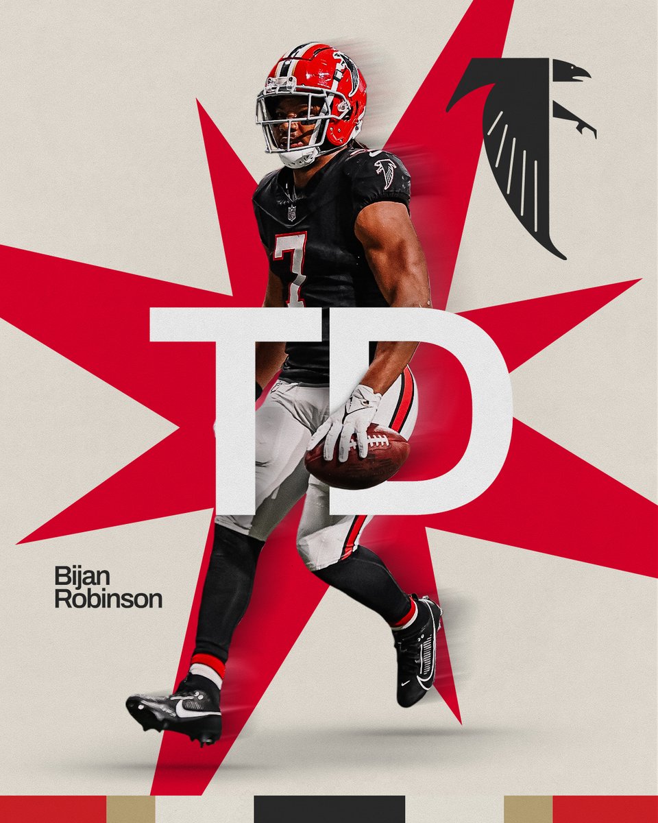 AtlantaFalcons's tweet image. BIJAN ROBINSON. TOUCHDOWN.
