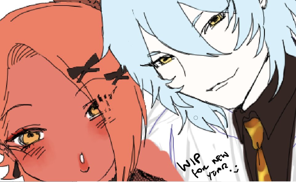 I think I will stop stressing out and figure everything next year... Here is a WIP for (hopefully) the 31st!