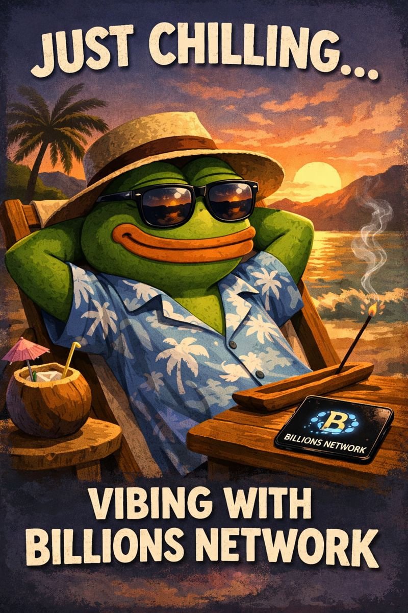 ArjenMaman's tweet image. 🐸🧘‍♂️
Timeline screaming.
Pepe unbothered.
Building quietly with @billions_ntwk 
#Pepe #CalmVibes #BillionsNetwork #Web3