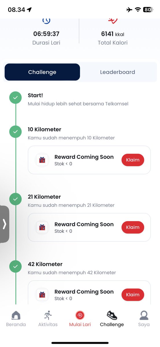 Kebangetan lu sok-sok bikin challenge tapi hadiahnya gak pernah muncul sampai akhir bulan 💩 <a href="/Telkomsel/">Telkomsel</a> <a href="/MyTelkomselApp/">MyTelkomsel</a>