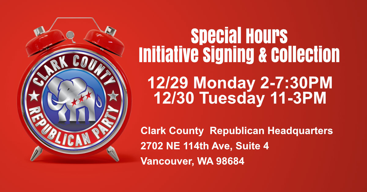 Clark County, WA Republican Party tweet media