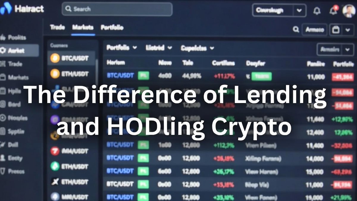 Lending crypto earns you passive income 💰📈, while HODLing means holding  long-term for price growth 🚀🔒. Lending adds yield but carries platform  risk—HODLing is simpler and safer for believers. Which one fits