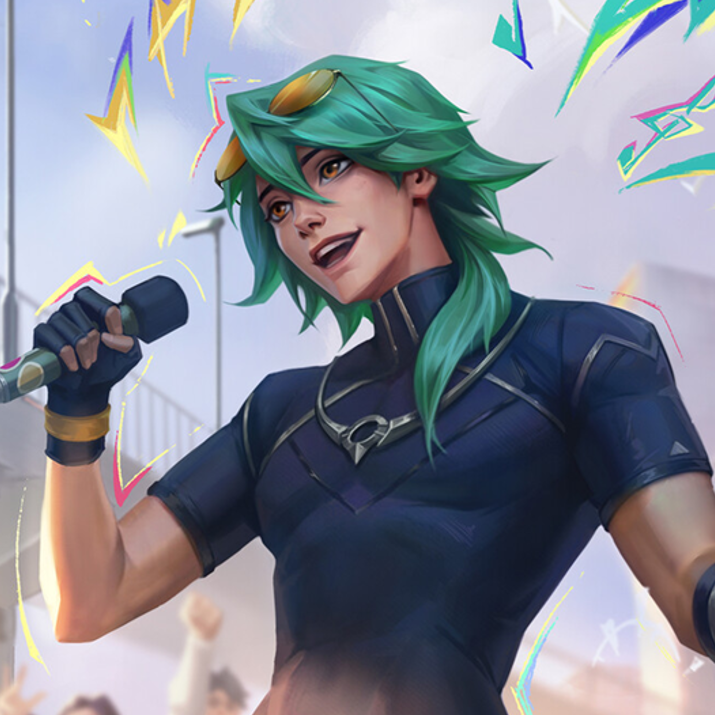 kayn looks at ezreal like he's the sun