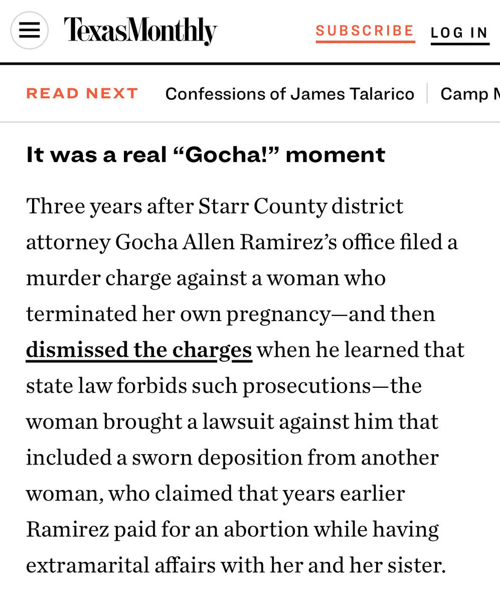 dmhj's tweet photo. Starr County District Attorney Gocha Ramirez received a Bum Steer award from Texas Monthly #rgv https://t.co/Qyb51OLkEq