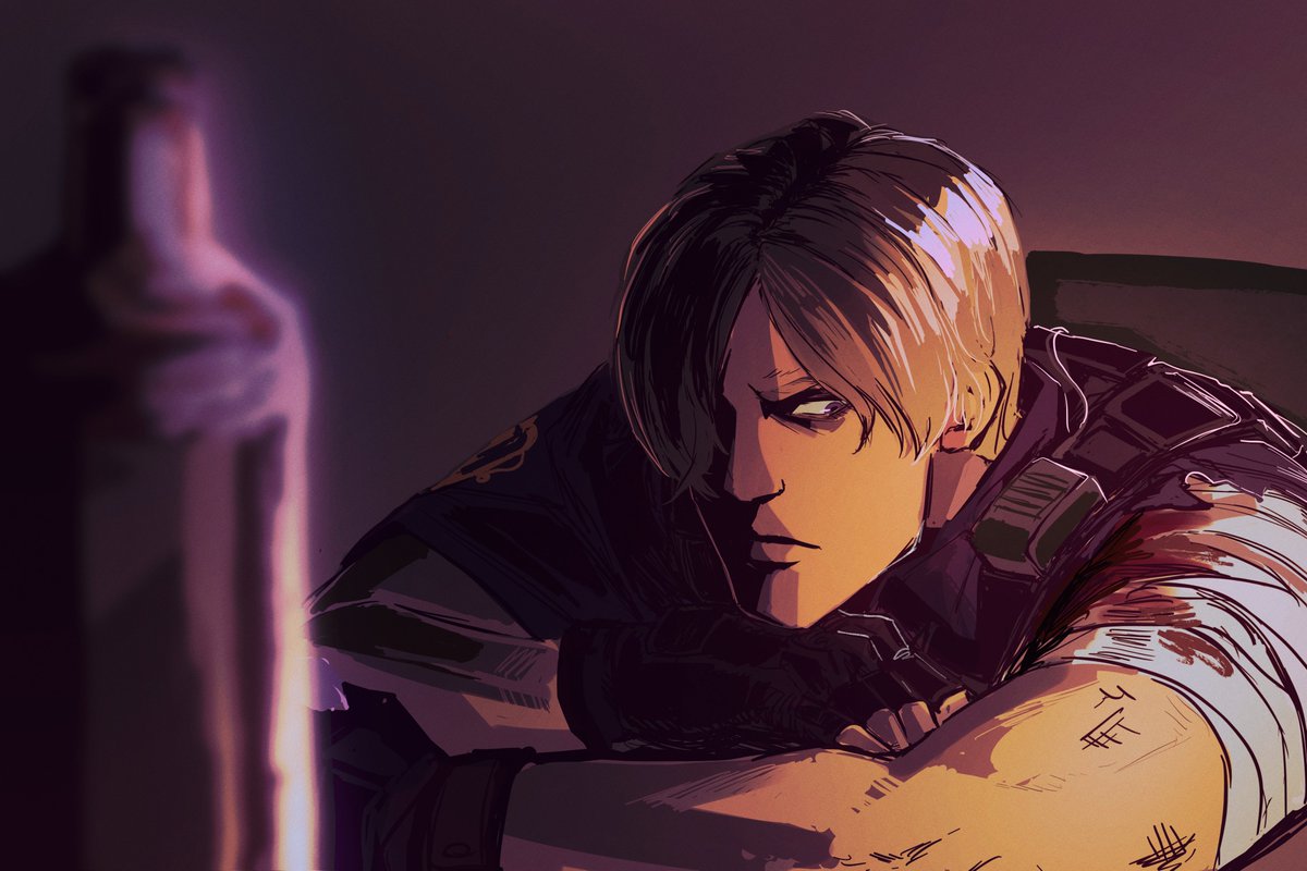 skelesass's tweet image. bottom of the bottle
#REBHfun #ResidentEvil #RE2 #LeonKennedy #fanart #sketch
